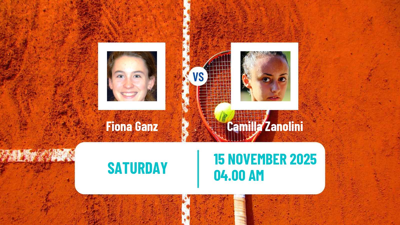 Tennis ITF W15 Solarino 3 Women Fiona Ganz - Camilla Zanolini