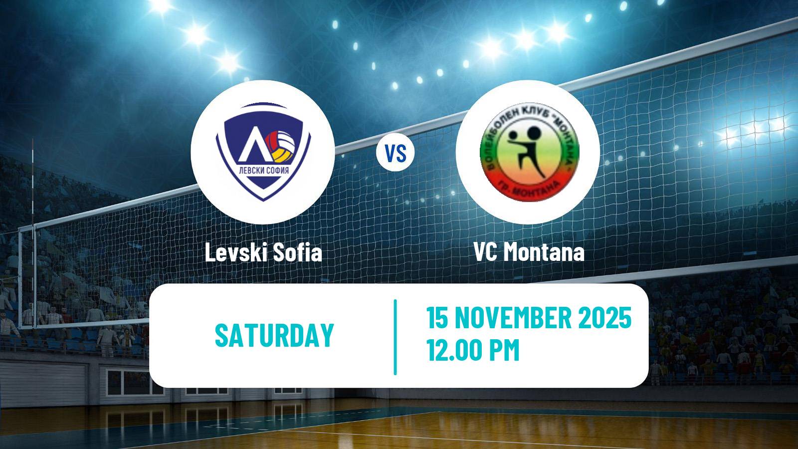 Volleyball Bulgarian SuperLiga Volleyball Levski Sofia - Montana