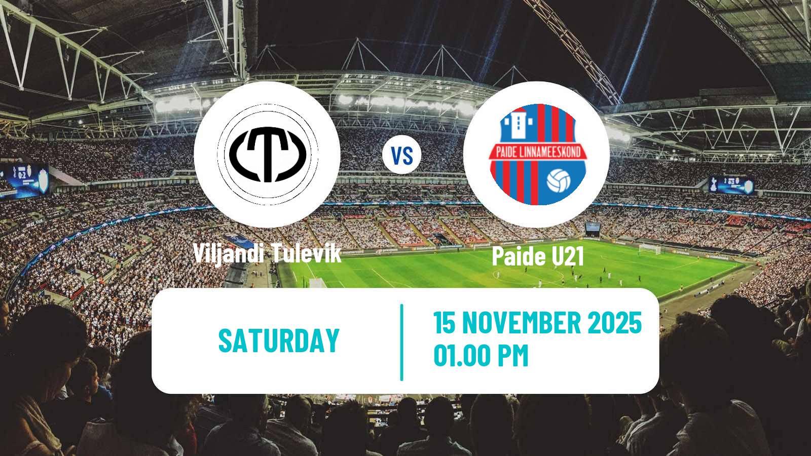 Football Estonian Esiliiga B Viljandi Tulevik - Paide U21