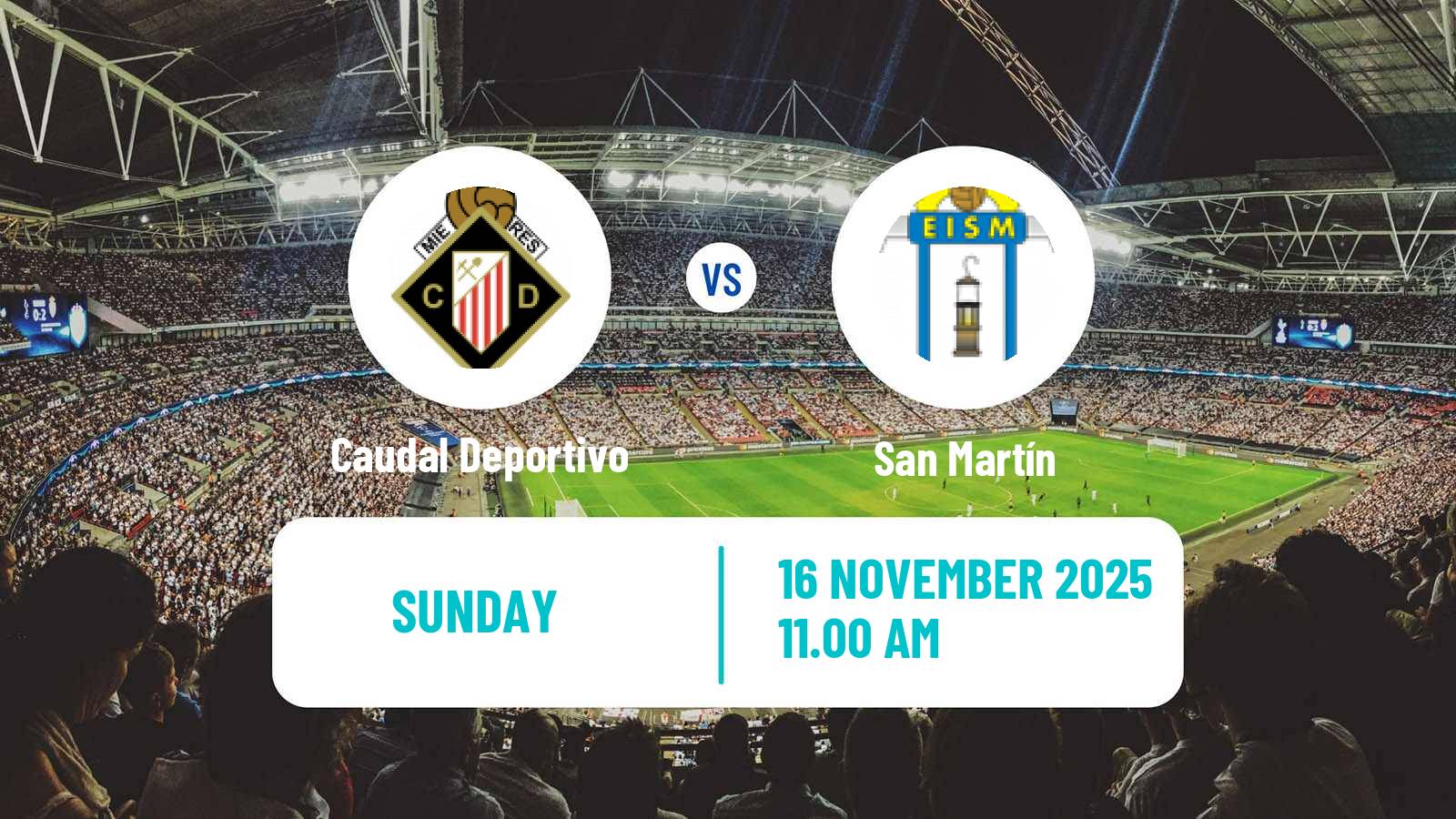 Football Spanish Tercera RFEF - Group 2 Caudal Deportivo - San Martín