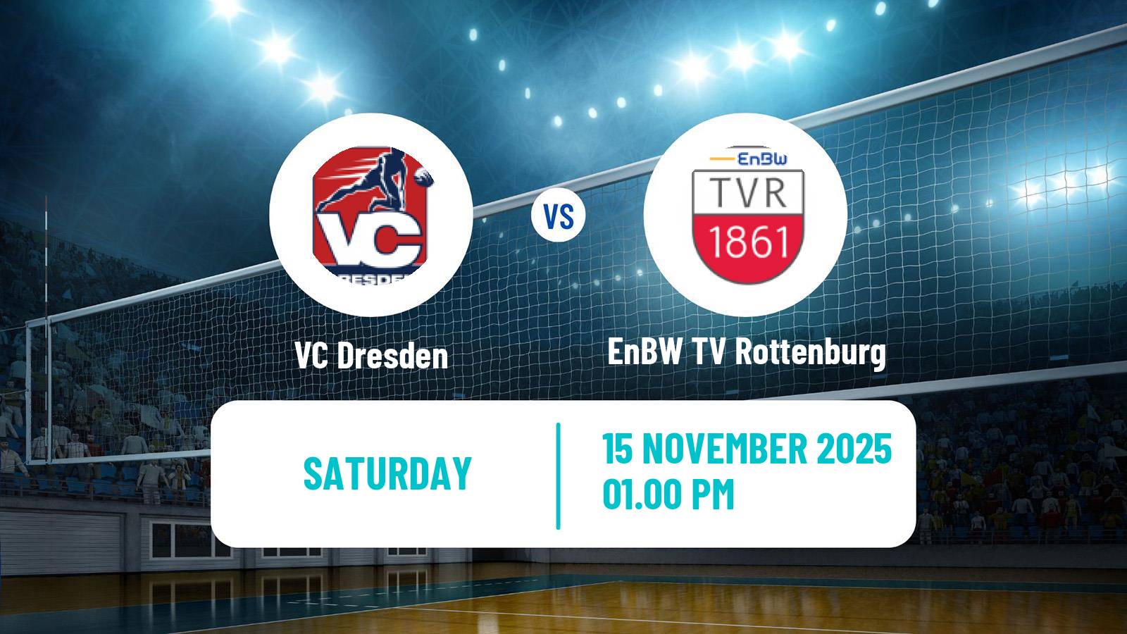 Volleyball German 2 Bundesliga South Volleyball VC Dresden - EnBW TV Rottenburg