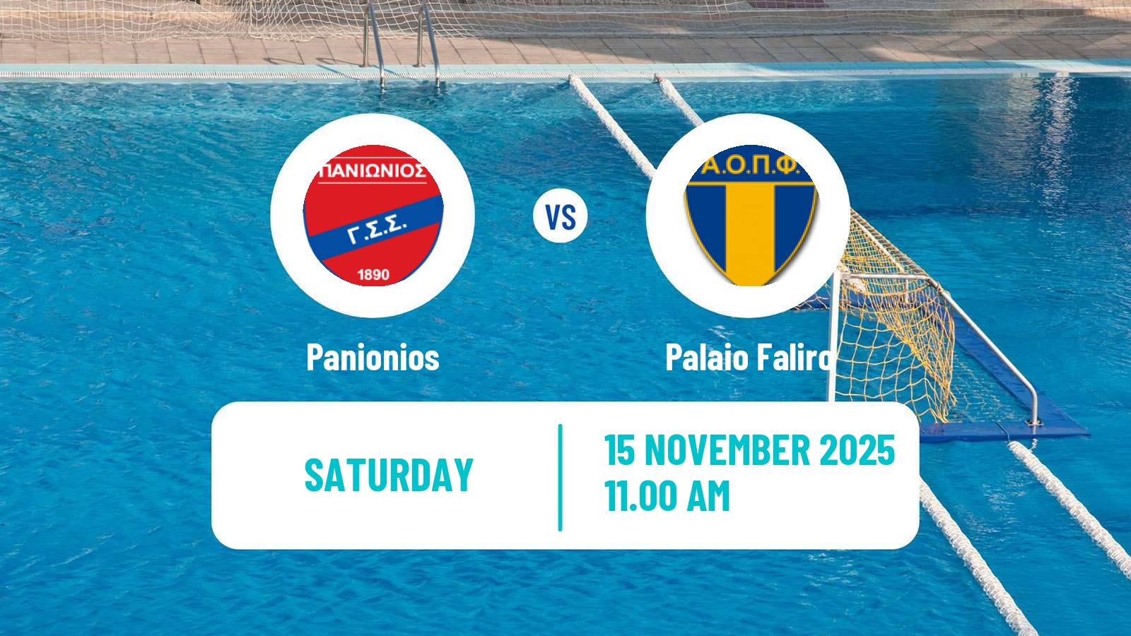 Water polo Greek A1 Water Polo Panionios - Palaio Faliro