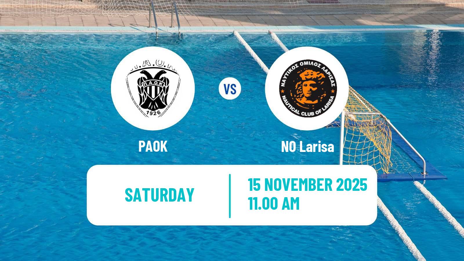 Water polo Greek A1 Water Polo PAOK - Larisa