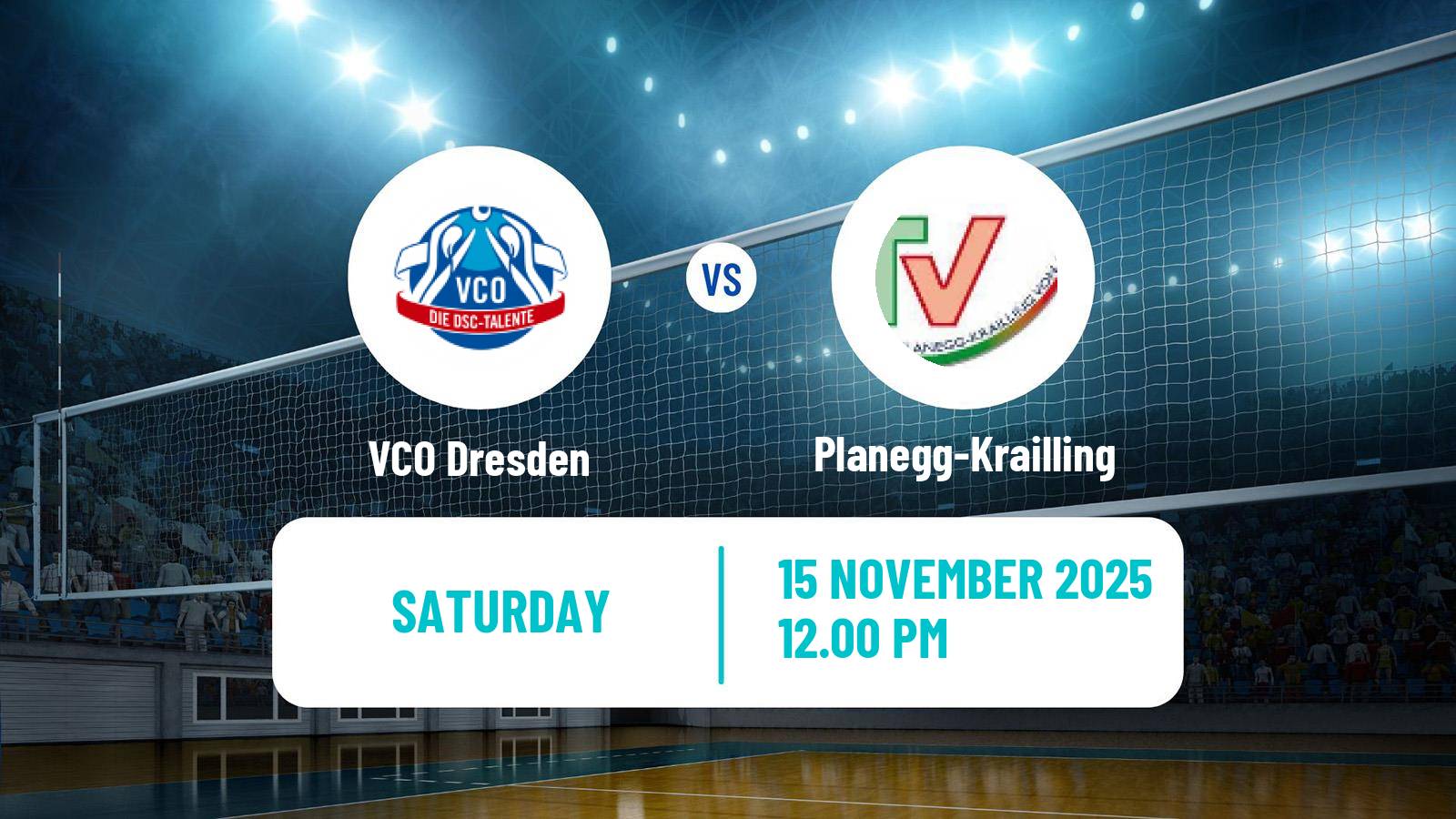 Volleyball German 2 Bundesliga Pro Volleyball Women VCO Dresden - Planegg-Krailling