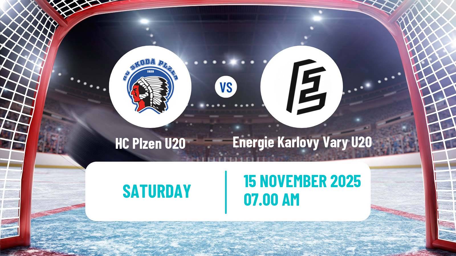 Hockey Czech ELJ Plzen U20 - Energie Karlovy Vary U20