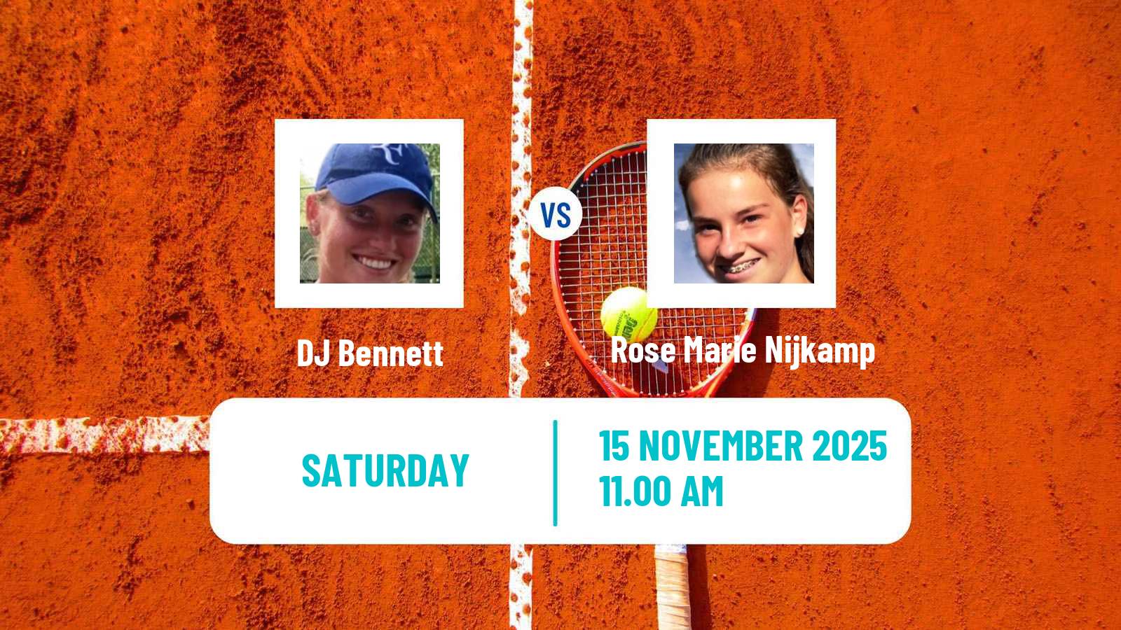 Tennis ITF W15 Clemson Sc Women DJ Bennett - Rose Marie Nijkamp