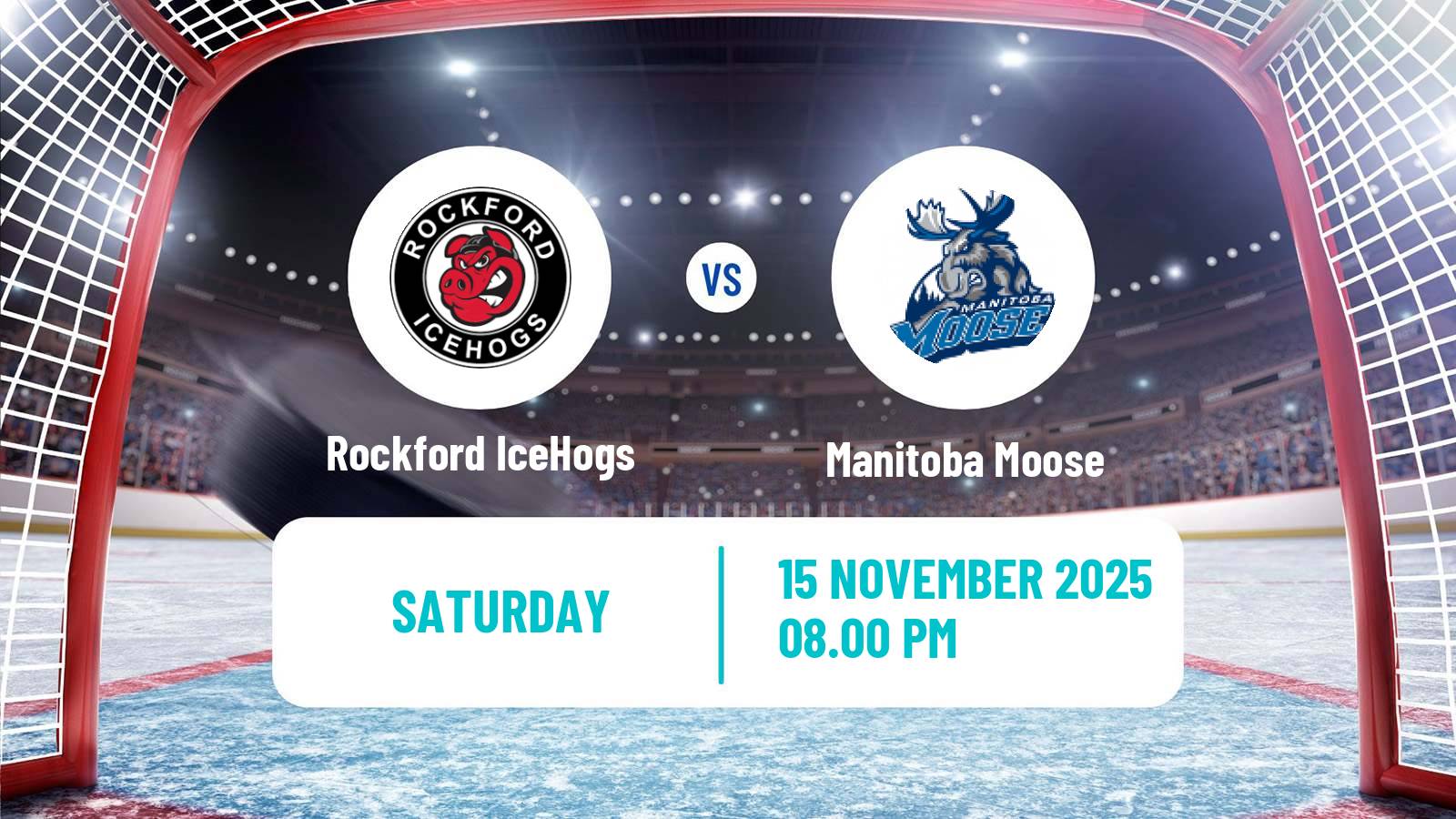 Hockey AHL Rockford IceHogs - Manitoba Moose