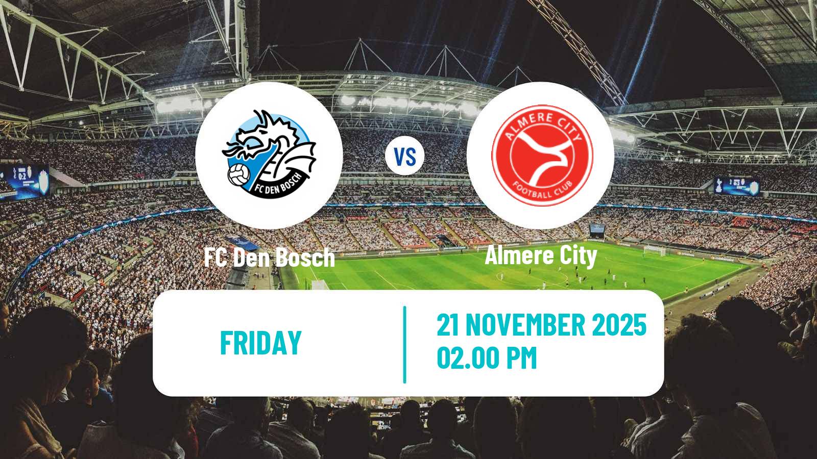 Football Dutch Eerste Divisie Den Bosch - Almere City