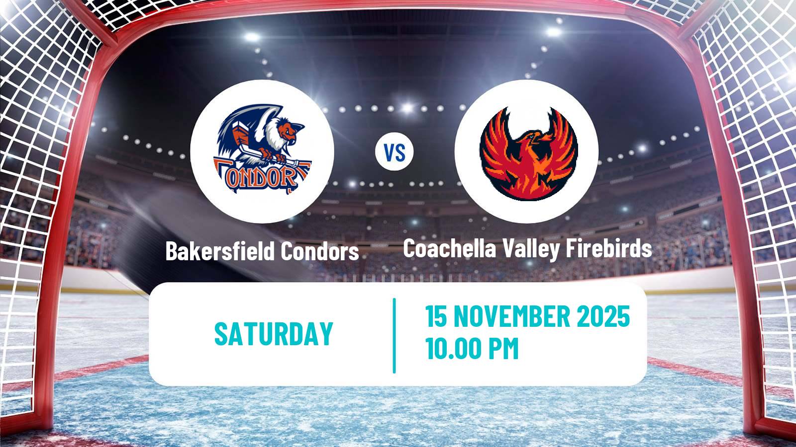 Hockey AHL Bakersfield Condors - Coachella Valley Firebirds