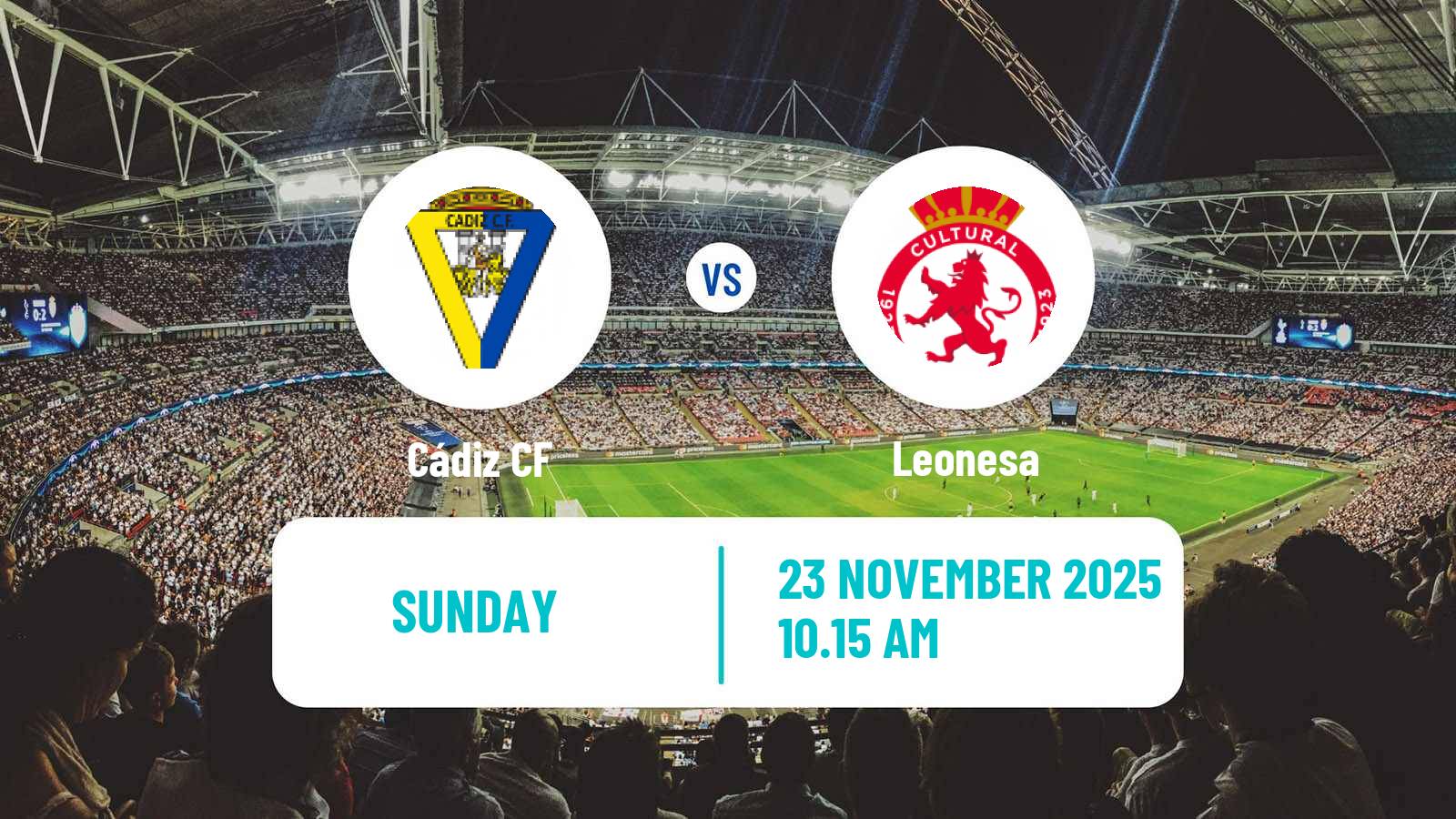 Football Spanish LaLiga2 Cádiz - Leonesa