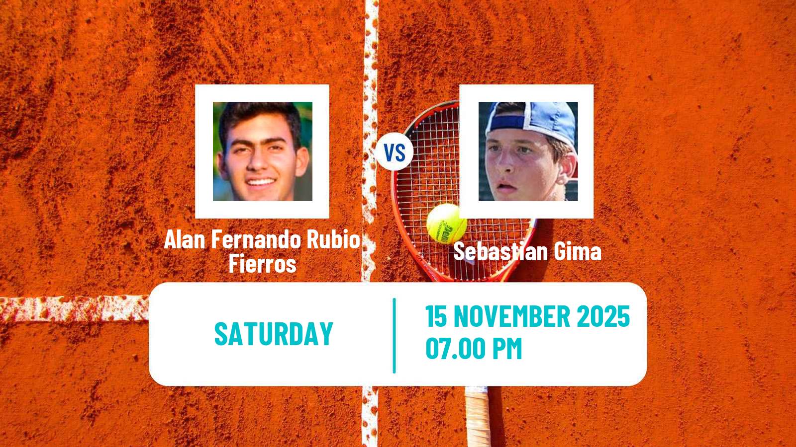 Tennis ITF M25 Manzanillo Men Alan Fernando Rubio Fierros - Sebastian Gima