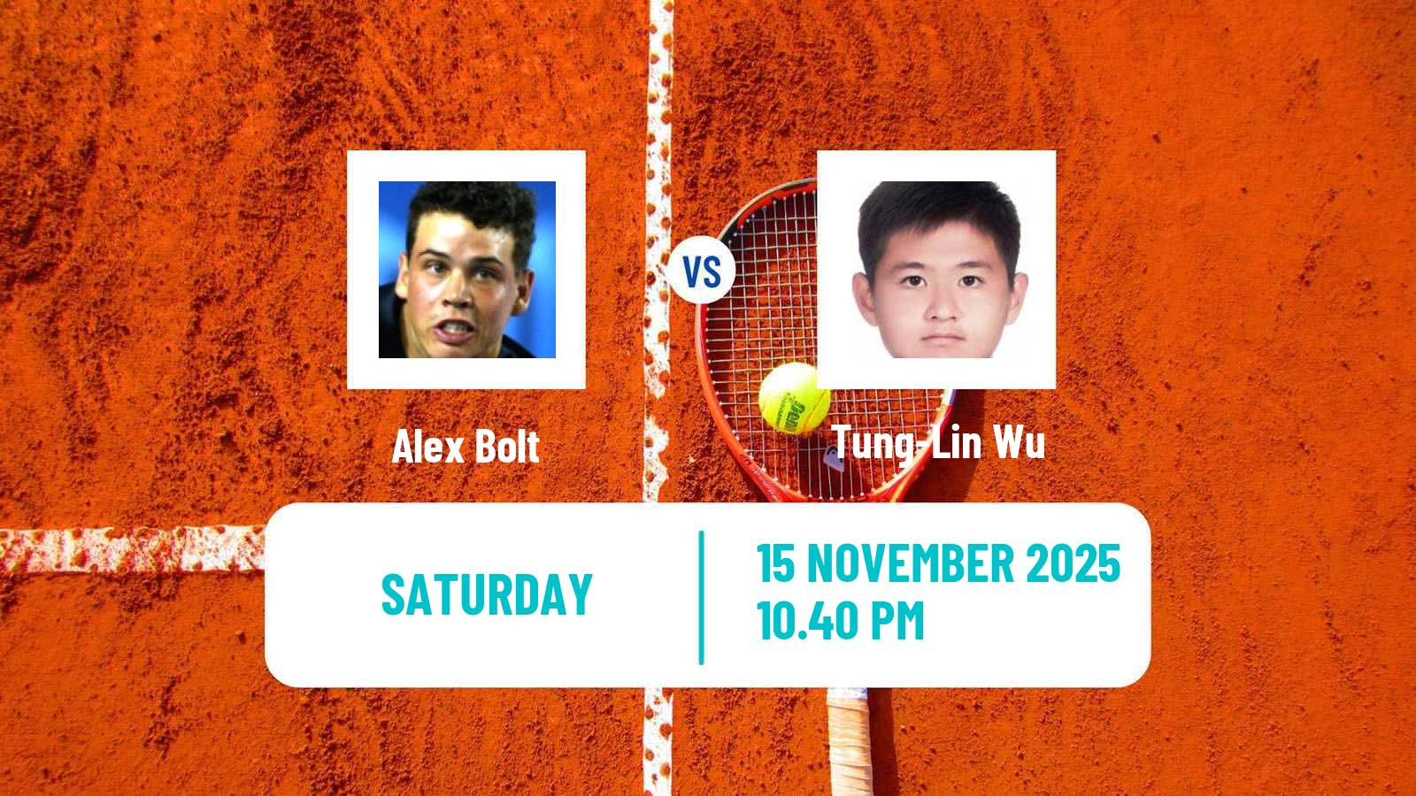 Tennis Brisbane 3 Challenger Men Alex Bolt - Tung-Lin Wu