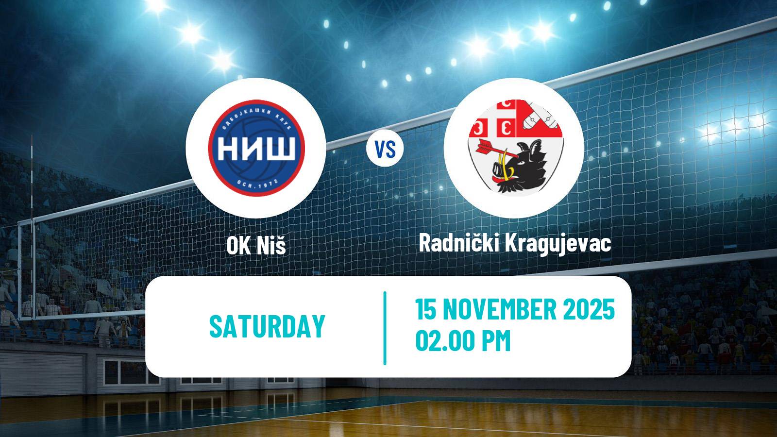 Volleyball Serbian Liga Volleyball Niš - Radnički Kragujevac