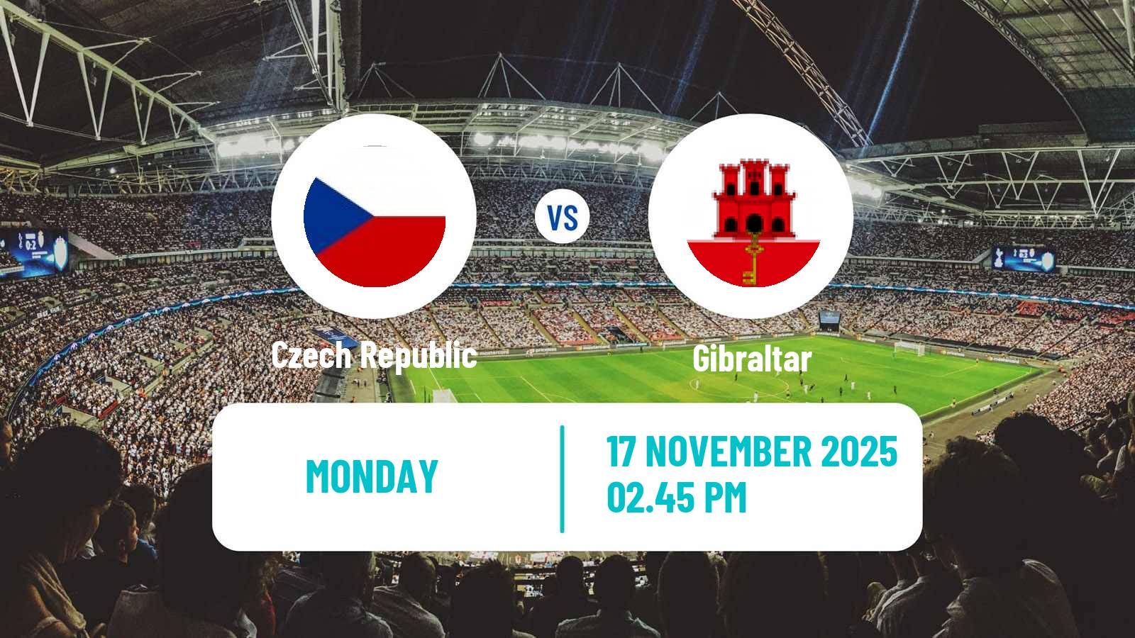 Football FIFA World Cup Czech Republic - Gibraltar