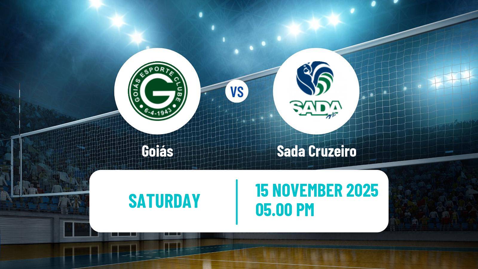 Volleyball Brazilian SuperLiga Volleyball Goiás - Sada Cruzeiro
