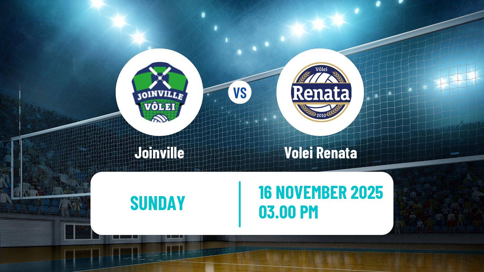 Volleyball Brazilian SuperLiga Volleyball Joinville - Volei Renata