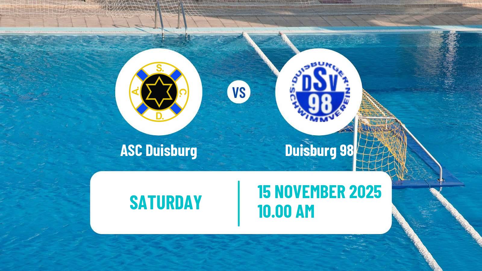 Water polo German Pro A Water Polo ASC Duisburg - Duisburg 98