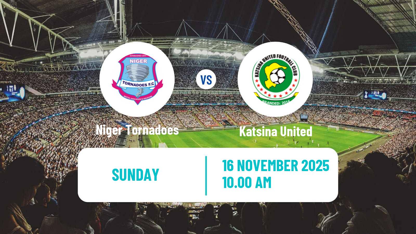Football Nigerian Premier League Niger Tornadoes - Katsina United