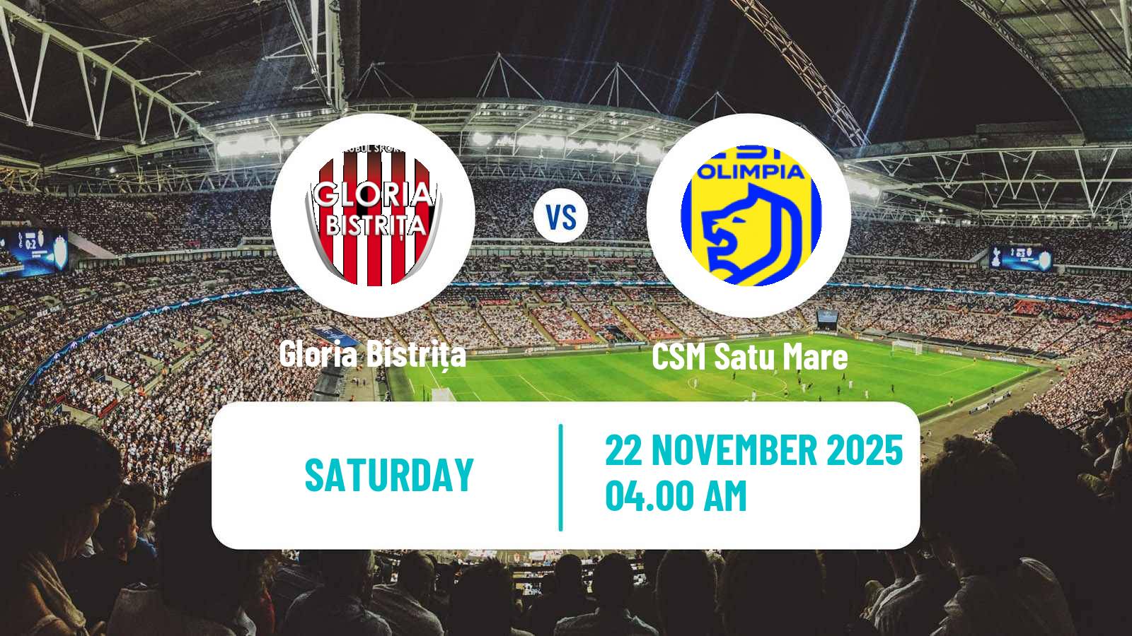 Football Romanian Division 2 Gloria Bistrița - CSM Satu Mare