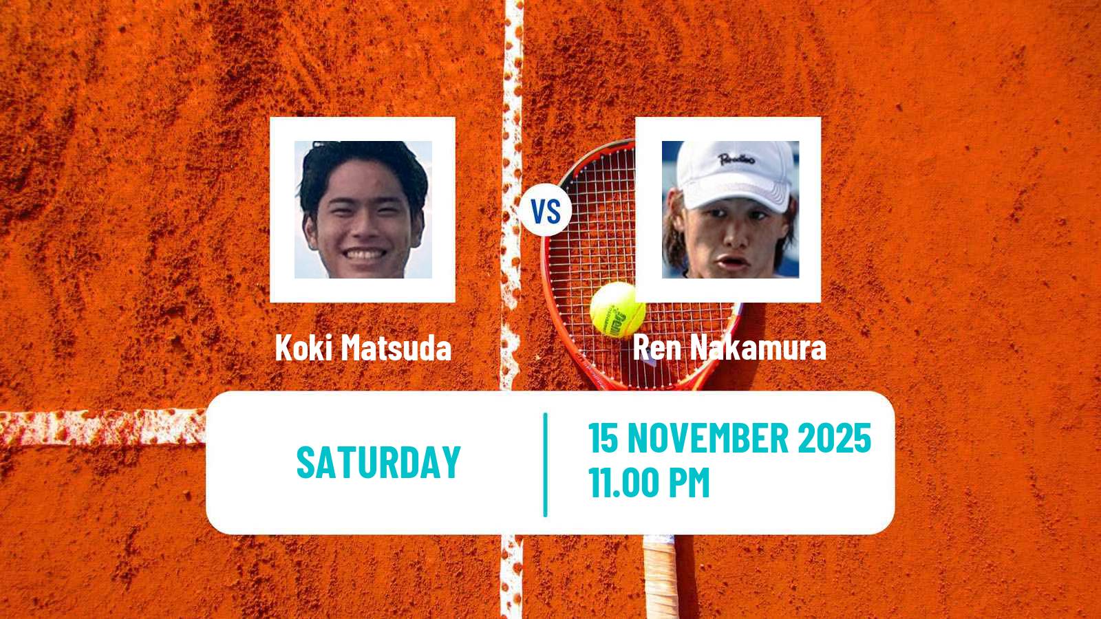 Tennis Yokohama Challenger Men 2025 Koki Matsuda - Ren Nakamura