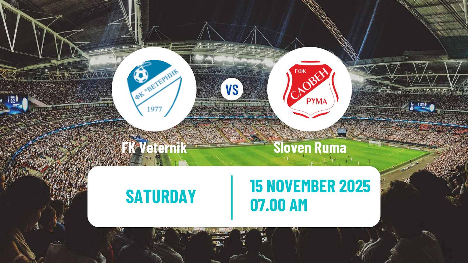 Football Serbian Srpska Liga - Vojvodina Veternik - Sloven Ruma