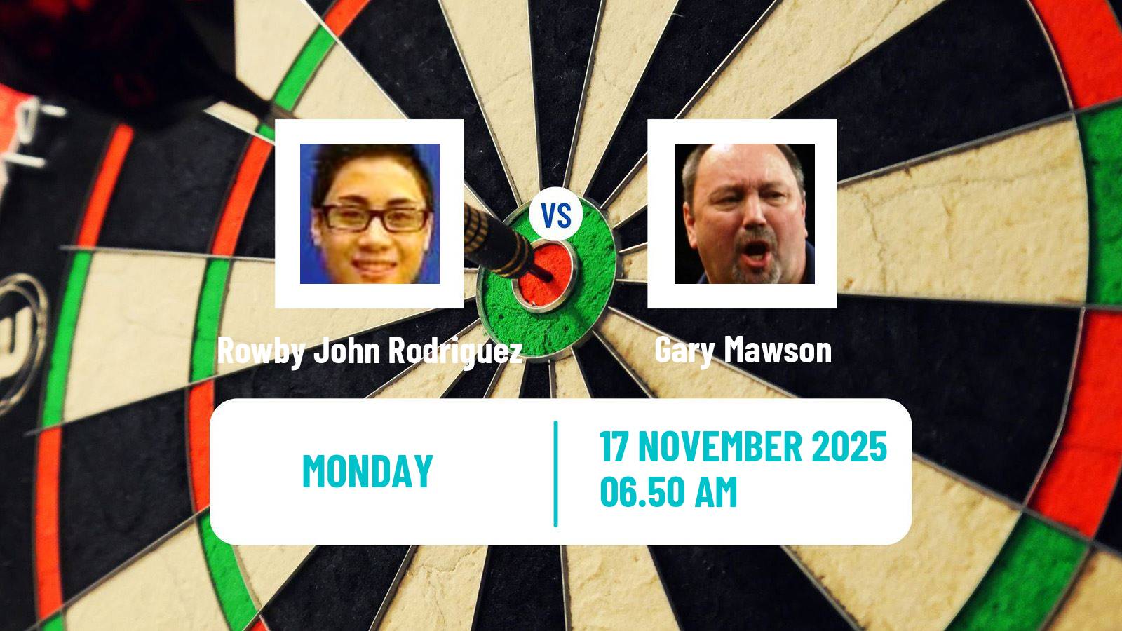 Darts Modus Super Series Rowby John Rodriguez - Gary Mawson