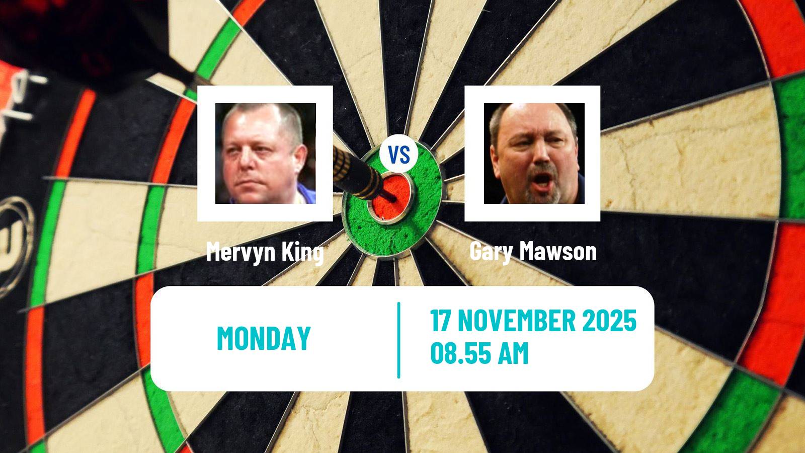Darts Modus Super Series Mervyn King - Gary Mawson