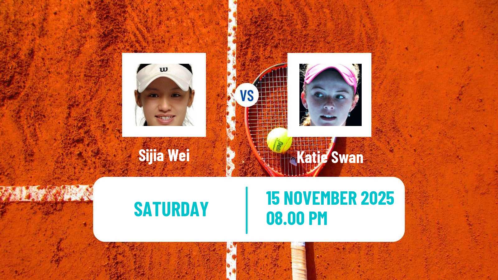 Tennis ITF W50 Brisbane Women Sijia Wei - Katie Swan