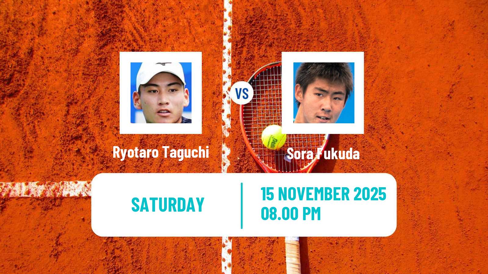 Tennis Yokohama Challenger Men Ryotaro Taguchi - Sora Fukuda