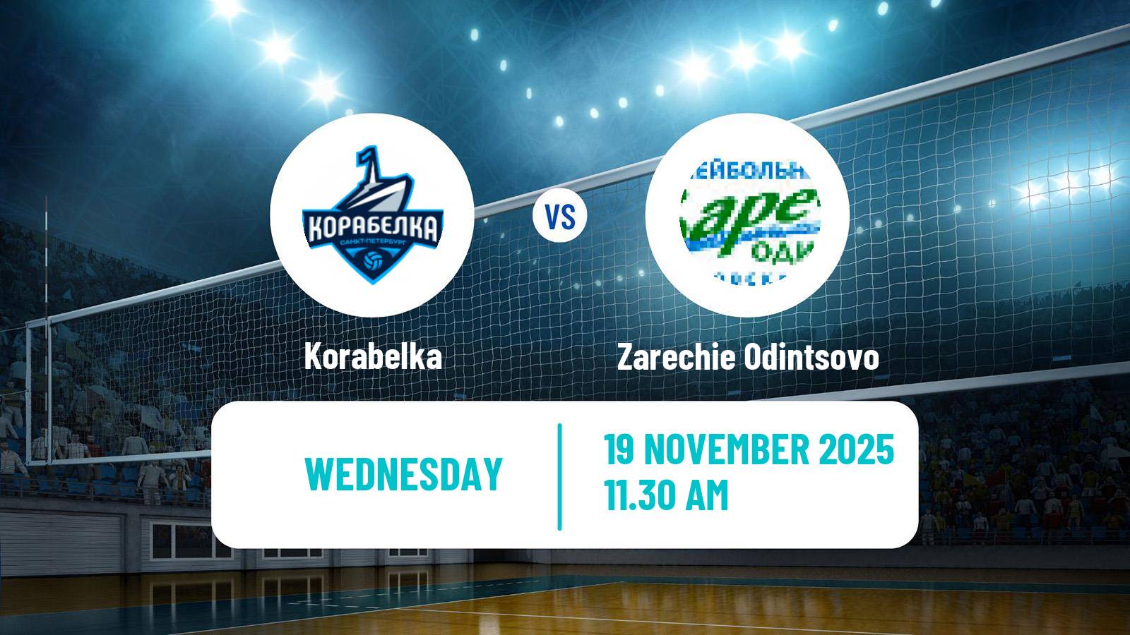 Volleyball Russian Super League Volleyball Women Korabelka - Zarechie Odintsovo