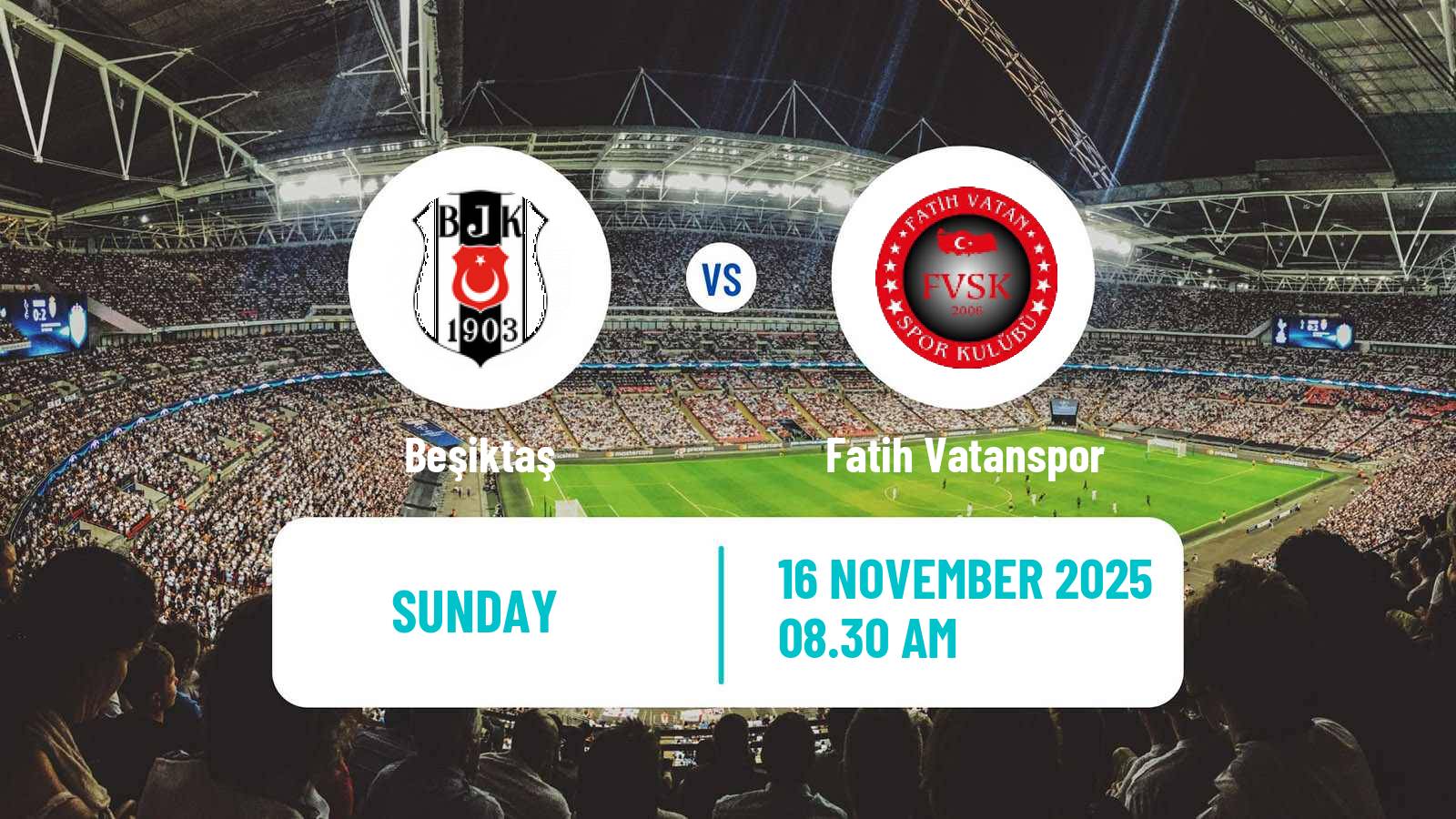 Football Turkish Super Lig Women Beşiktaş - Fatih Vatanspor