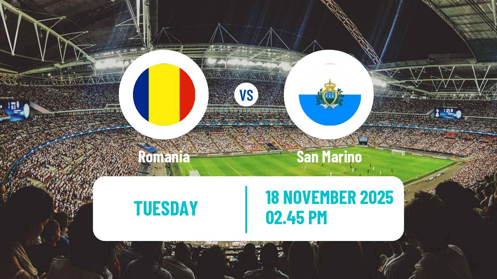Football FIFA World Cup Romania - San Marino