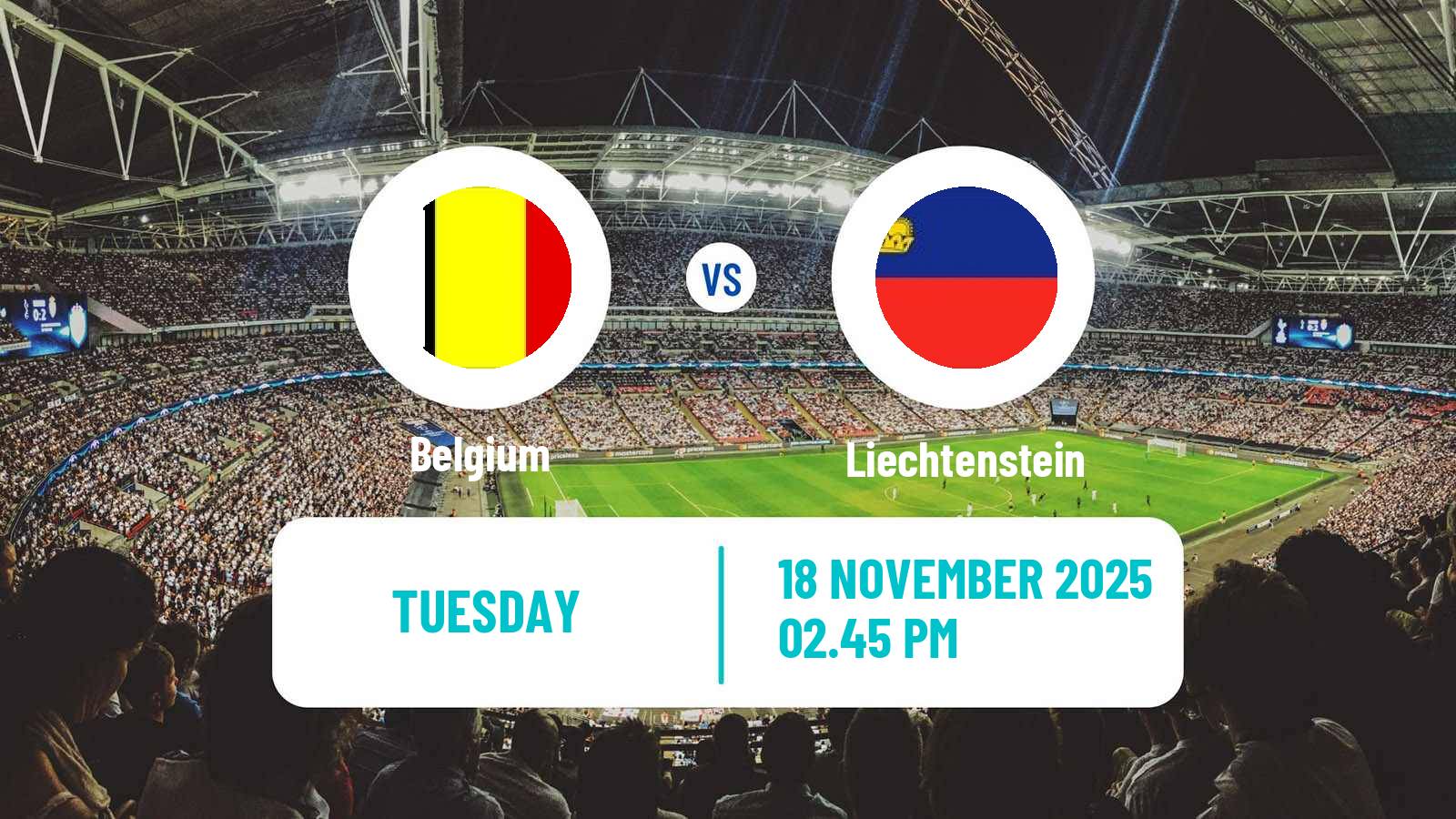 Football FIFA World Cup Belgium - Liechtenstein