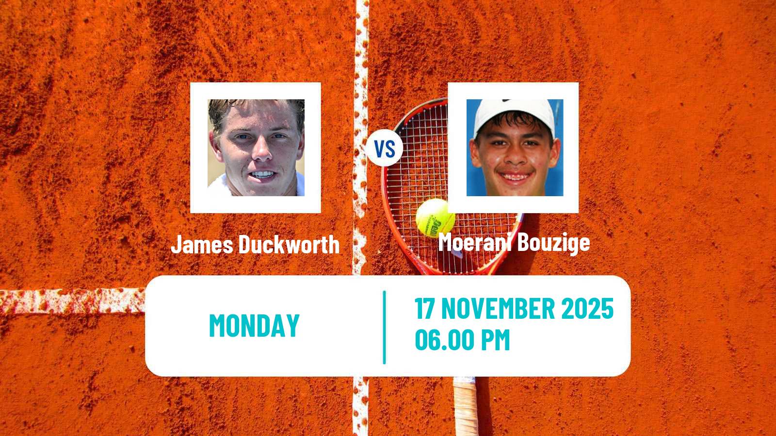 Tennis Sydney Challenger Men James Duckworth - Moerani Bouzige