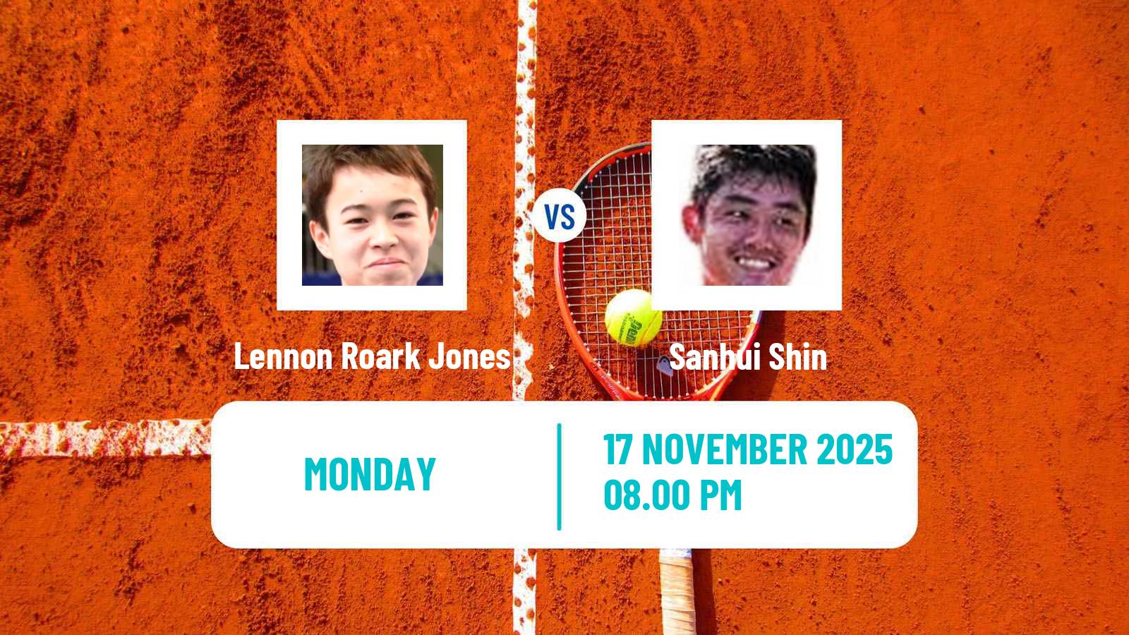 Tennis Yokohama Challenger Men Lennon Roark Jones - Sanhui Shin