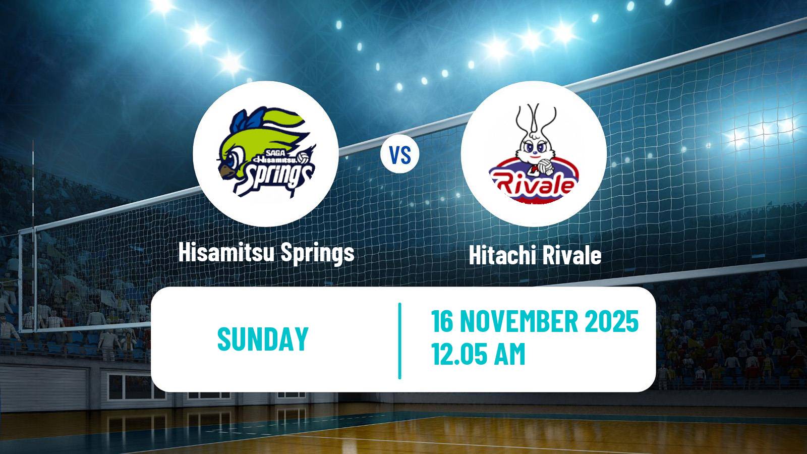 Volleyball Japan V Premier League Women Hisamitsu Springs - Hitachi Rivale