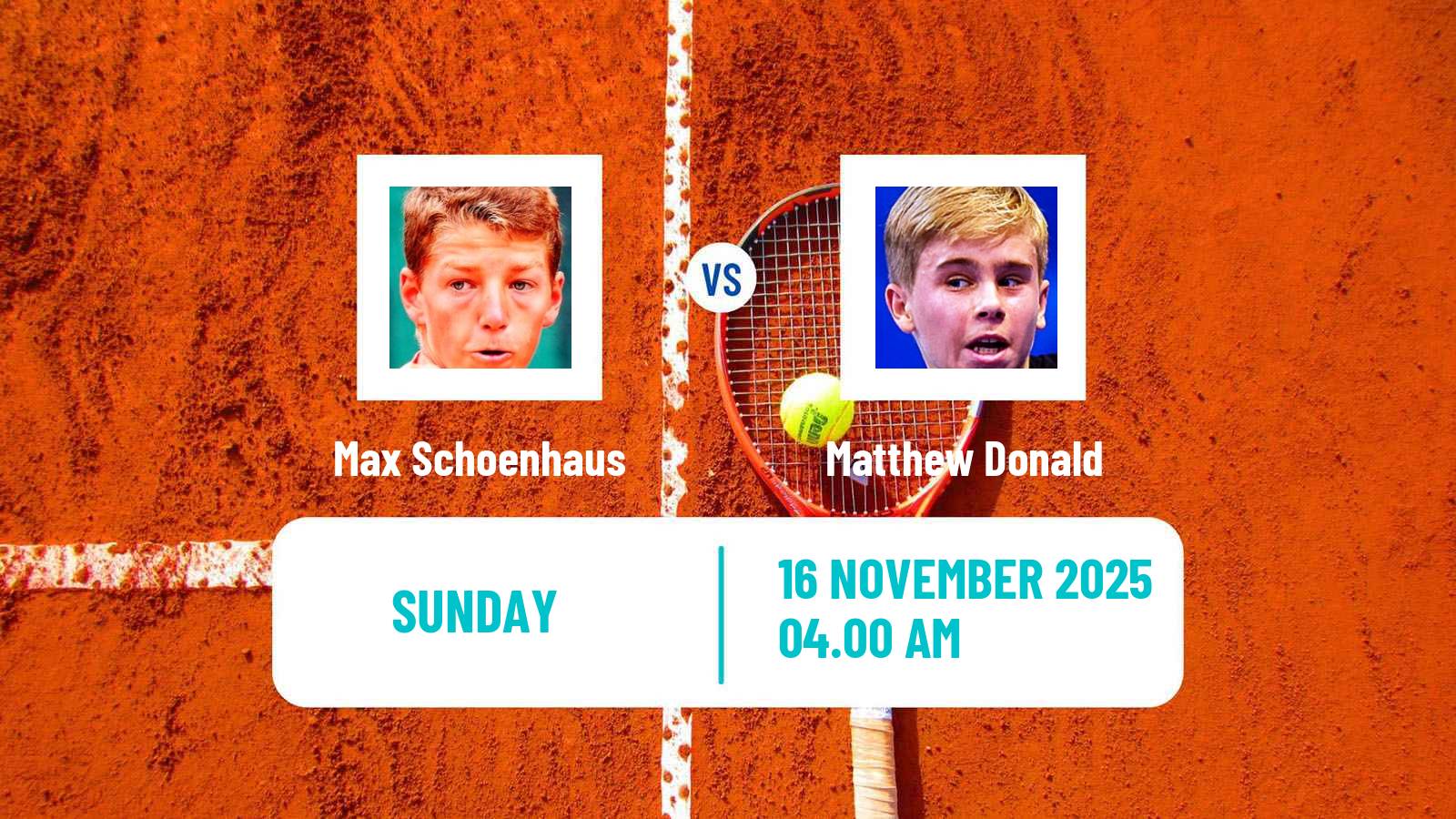 Tennis ITF M25 Monastir 10 Men Max Schoenhaus - Matthew Donald