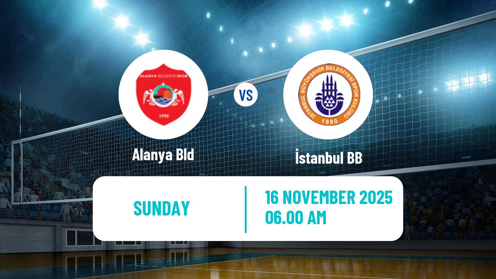 Volleyball Turkish Efeler Ligi Volleyball Alanya Bld - İstanbul BB