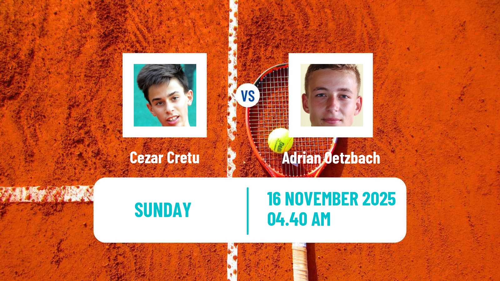 Tennis Montemar Challenger Men Cezar Cretu - Adrian Oetzbach