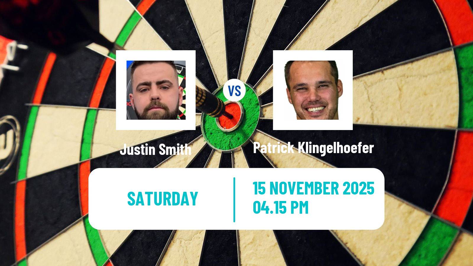 Darts Modus Super Series Justin Smith - Patrick Klingelhoefer