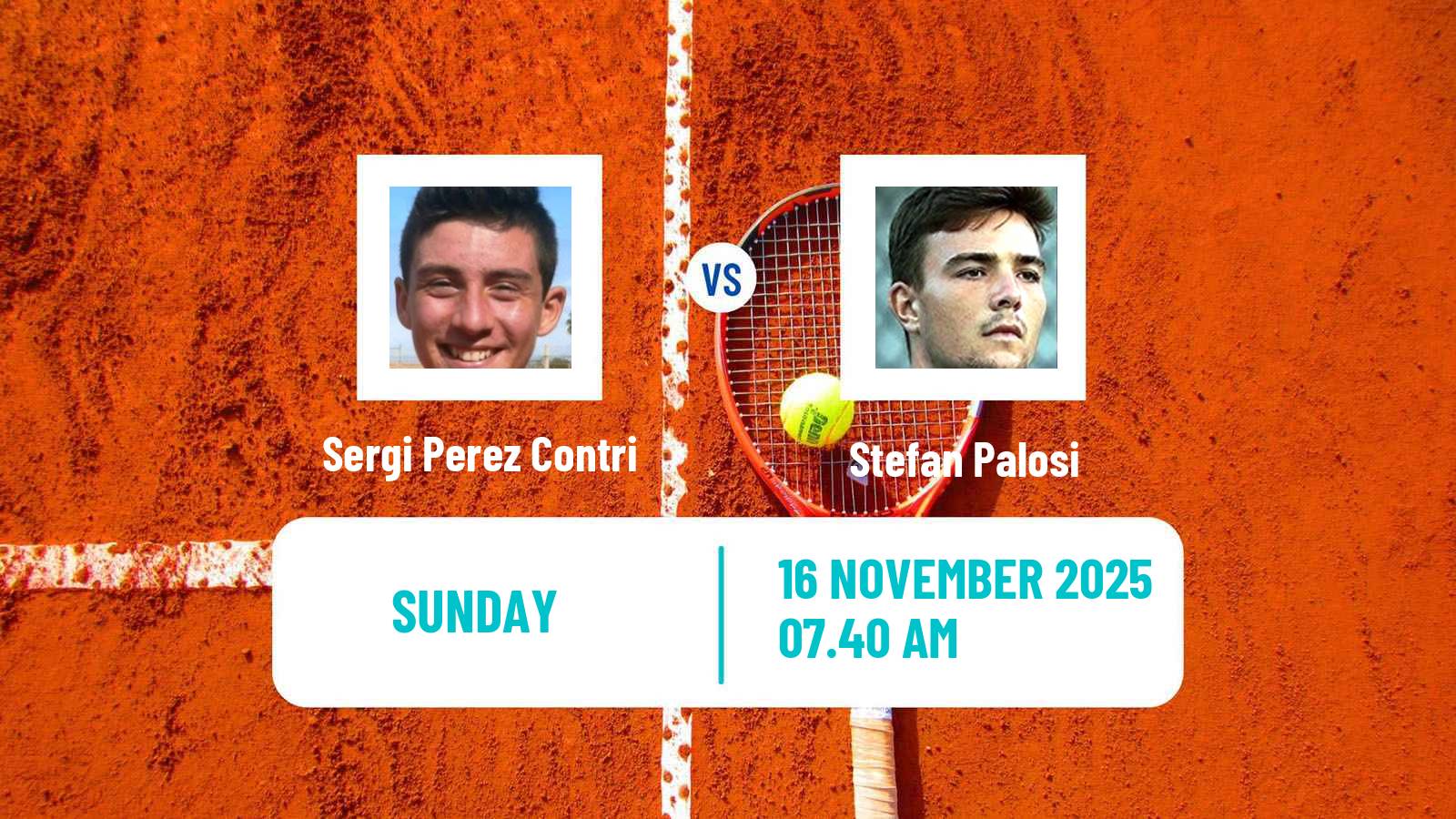 Tennis Montemar Challenger Men Sergi Perez Contri - Stefan Palosi