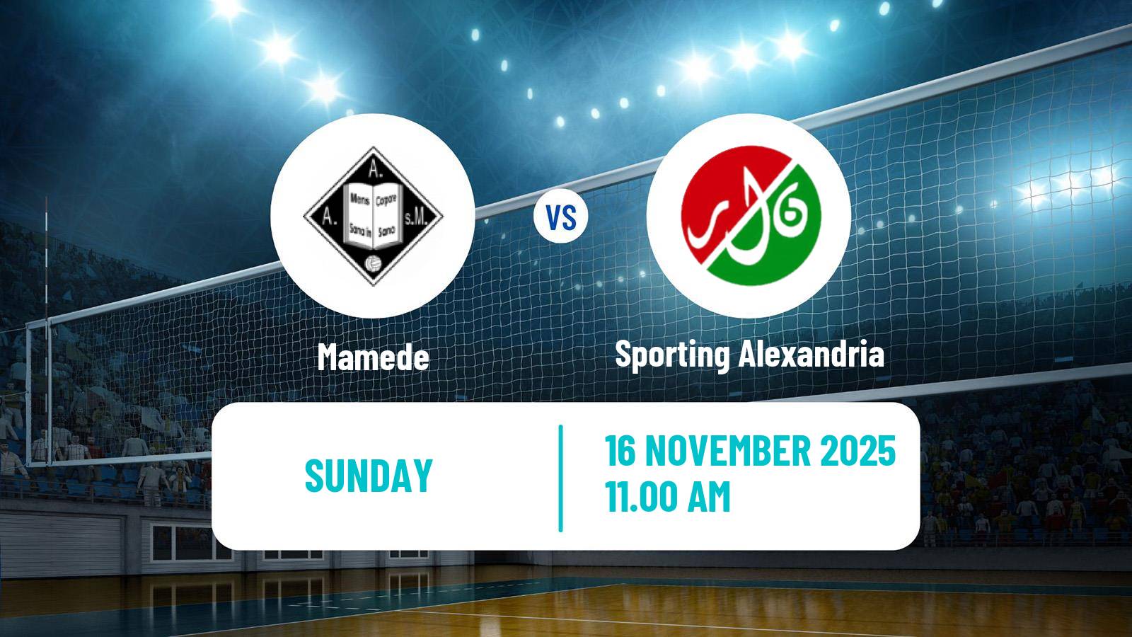 Volleyball Portuguese 1 Divisao Volleyball Women Mamede - Sporting Alexandria