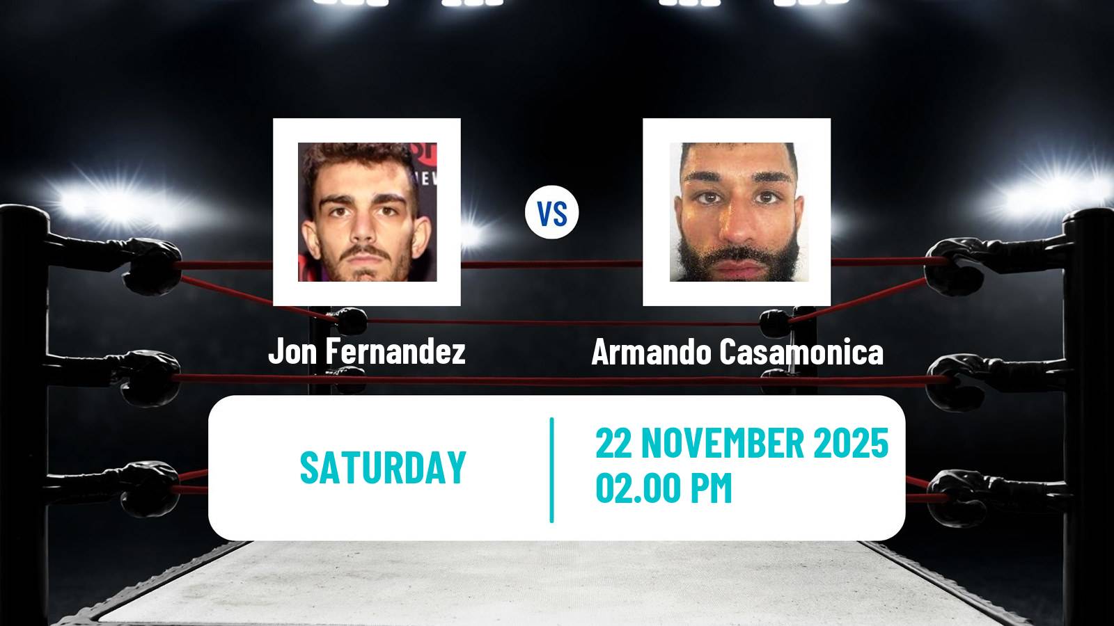 Boxing Super Lightweight EBU Title Men Jon Fernandez - Armando Casamonica