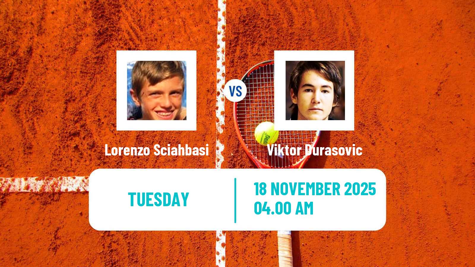 Tennis Bergamo Challenger Men Lorenzo Sciahbasi - Viktor Durasovic