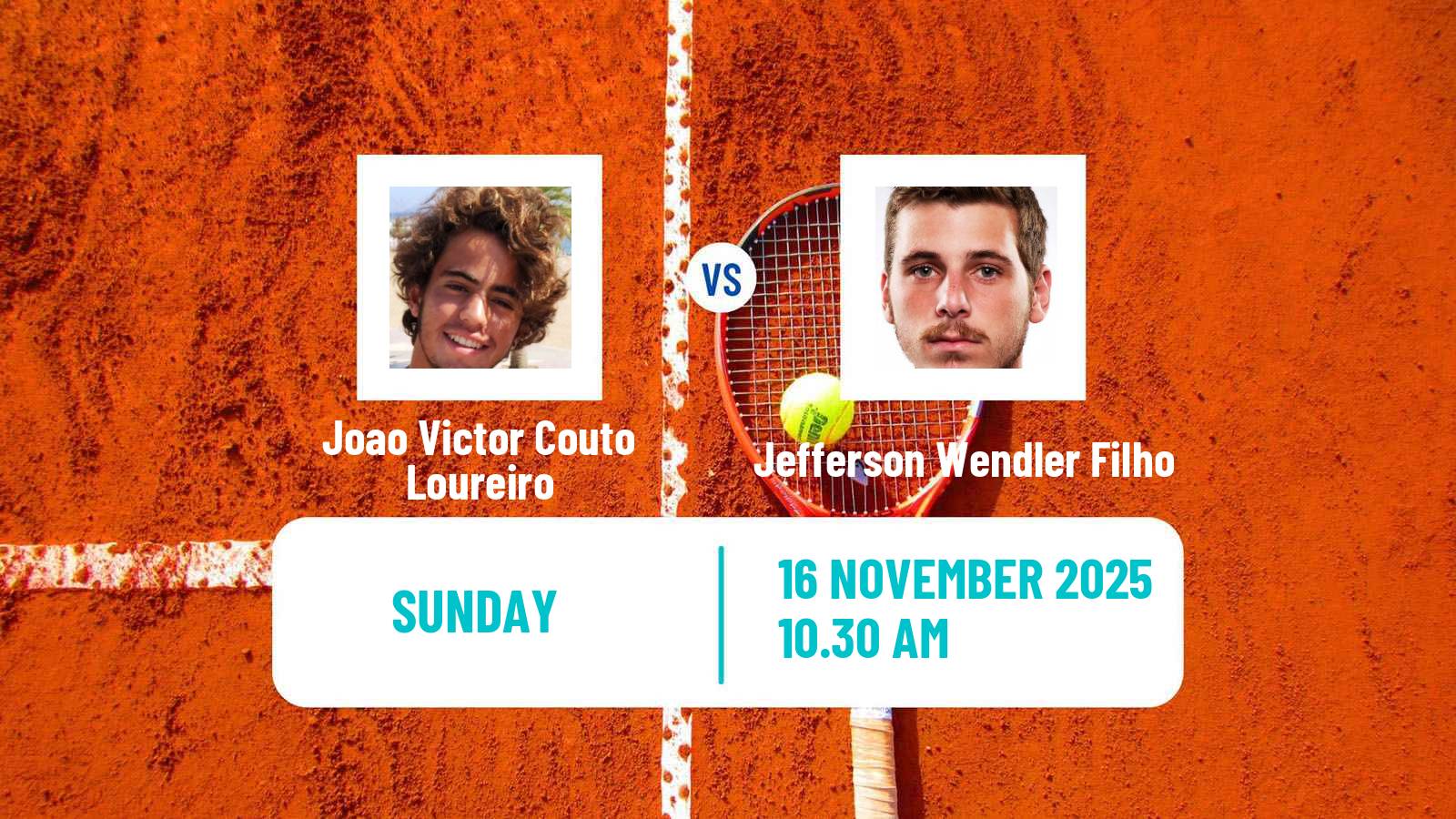 Tennis Florianopolis Challenger Men Joao Victor Couto Loureiro - Jefferson Wendler Filho