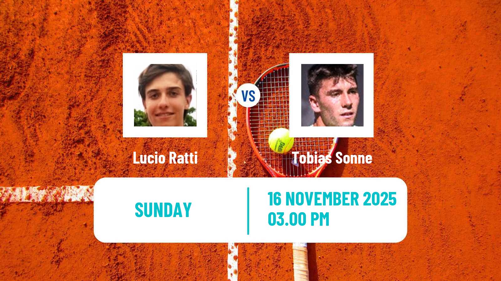Tennis Guayaquil Challenger Men Lucio Ratti - Tobias Sonne