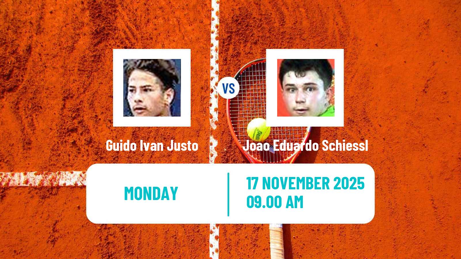 Tennis Florianopolis Challenger Men Guido Ivan Justo - Joao Eduardo Schiessl
