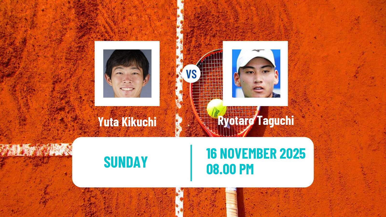 Tennis Yokohama Challenger Men Yuta Kikuchi - Ryotaro Taguchi