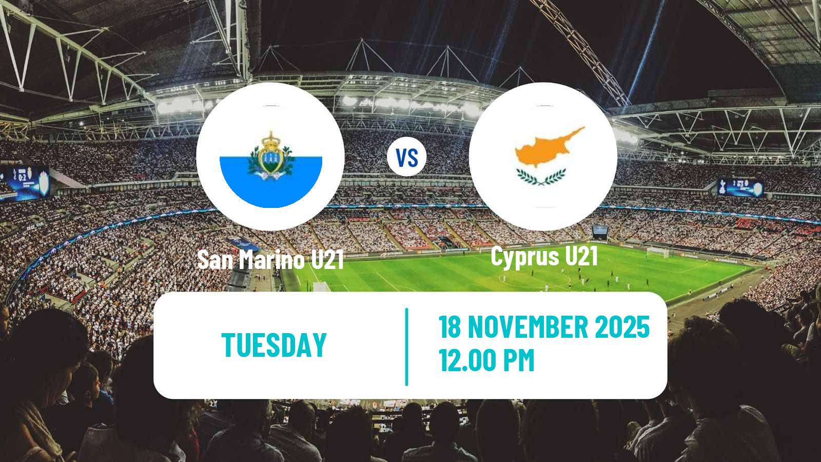 Football UEFA Euro U21 San Marino U21 - Cyprus U21