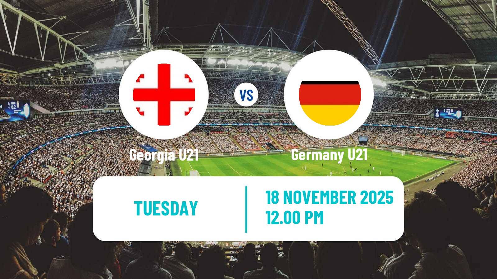 Football UEFA Euro U21 Georgia U21 - Germany U21